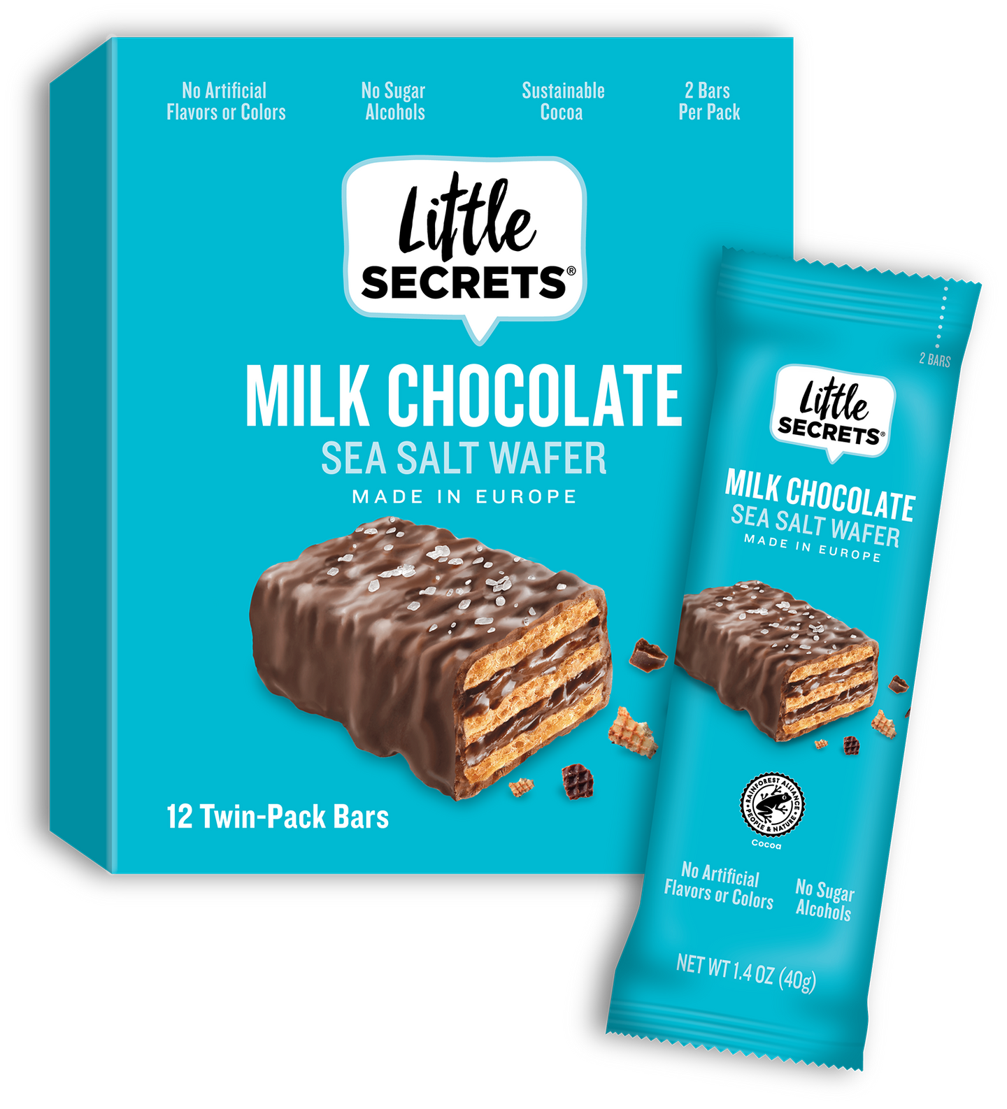 Milk Chocolate Wafer Twin Bars