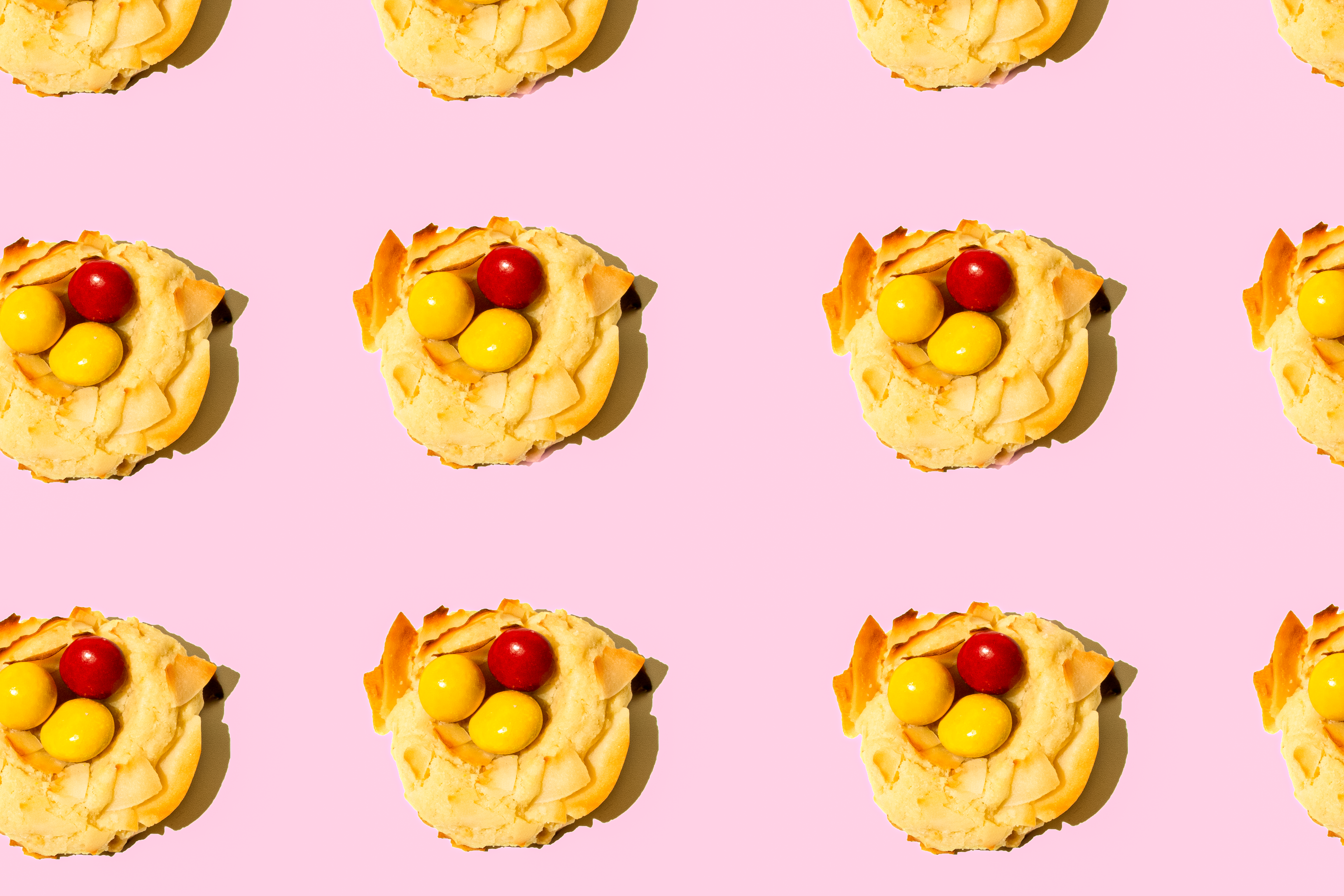 Birds Nest Peanut Butter Pieces Cookies