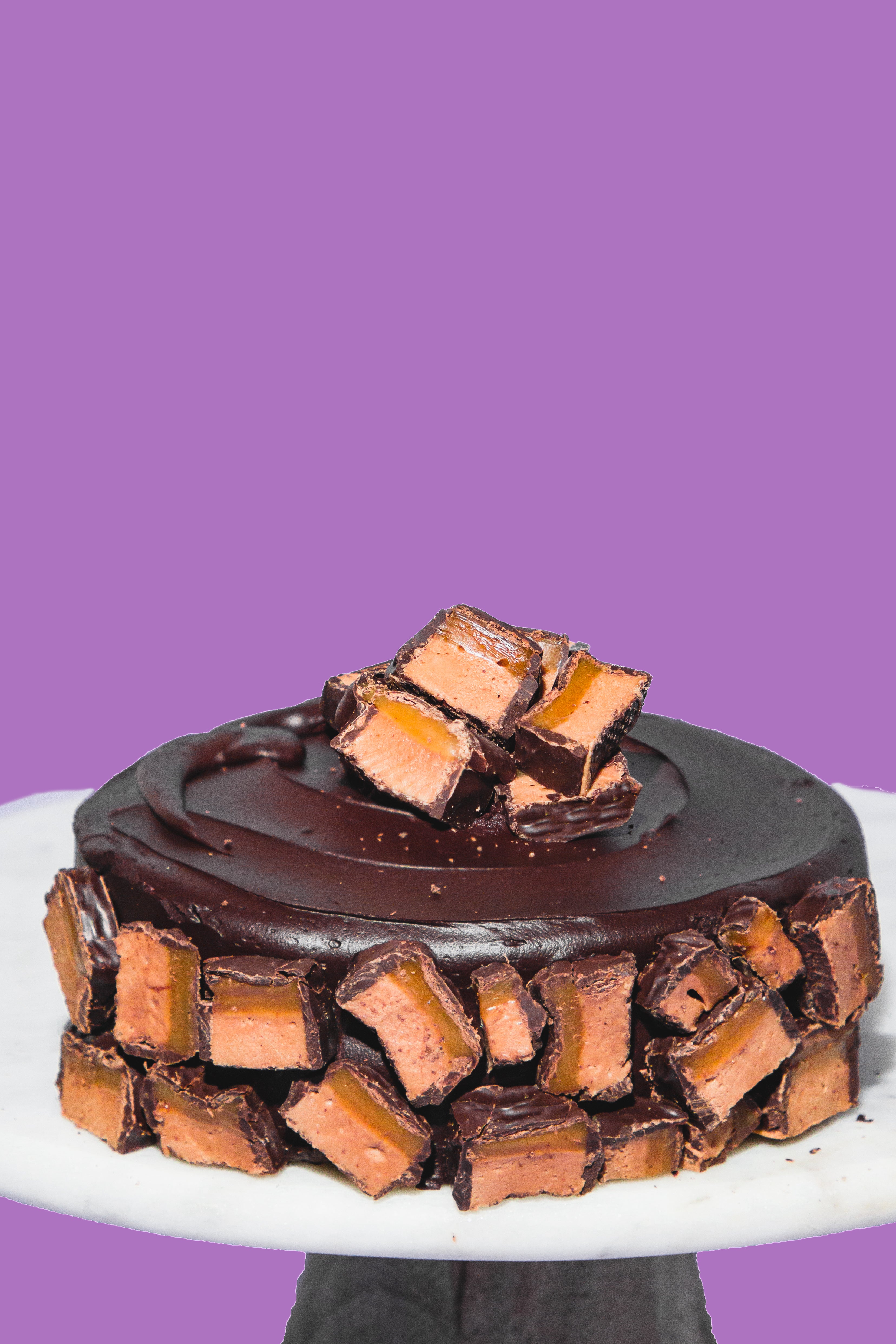Milky Way Explosion Chocolate Cake