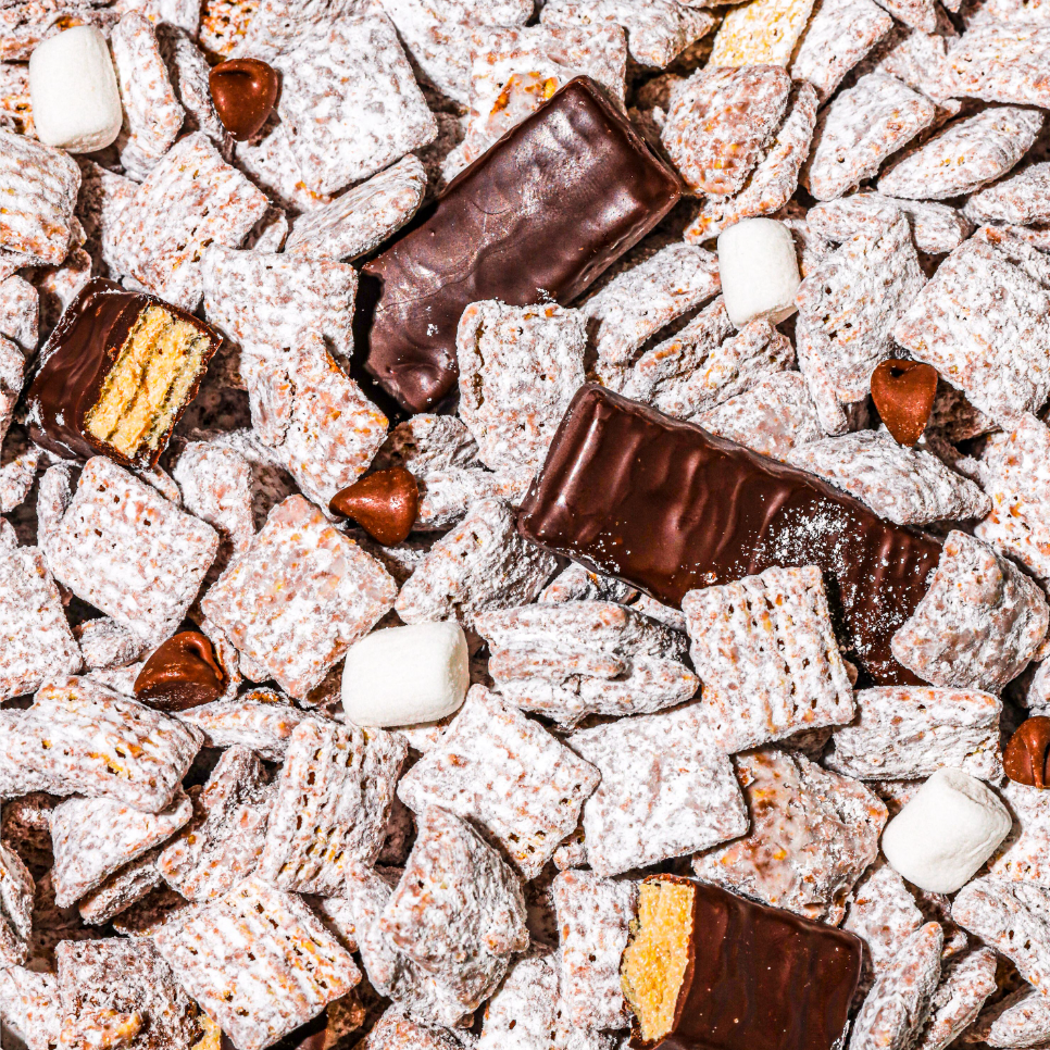 Peanut Butter Crispy Wafer Puppy Chow
