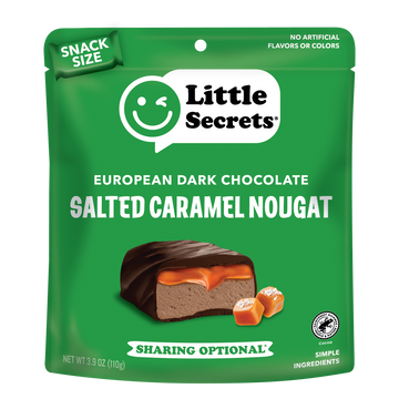 Salted Caramel Nougat Snack Bars - Dark Chocolate