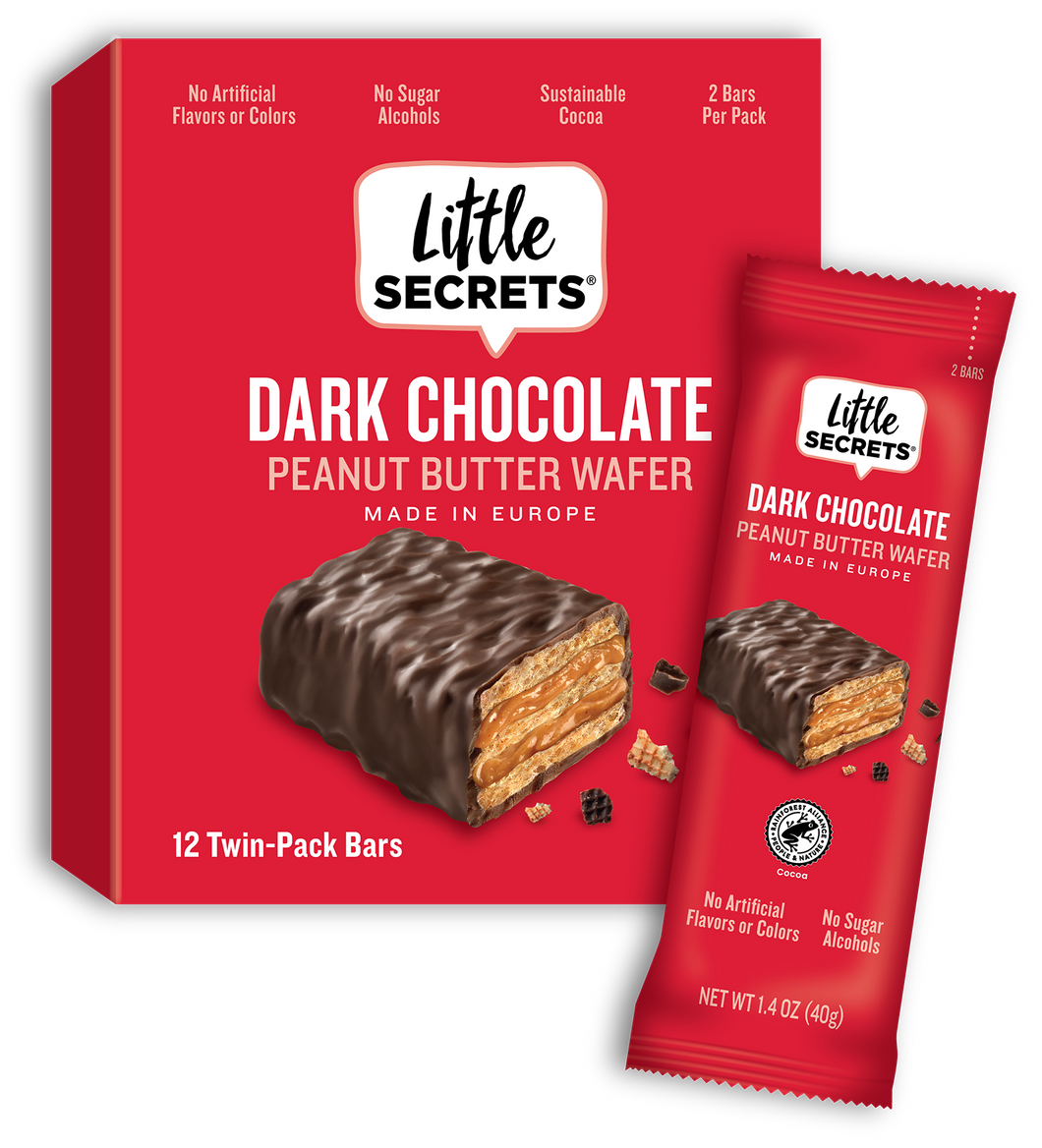Dark Chocolate Peanut Butter Wafer Twin Bars