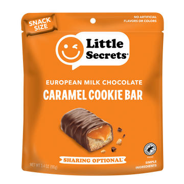 Caramel Mini Cookie Bars - Milk Chocolate 6 bags x 8 bars