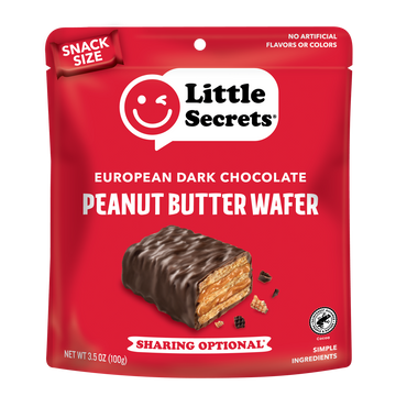 Peanut Butter Mini Wafers - Dark Chocolate 6 bags x 10 bars