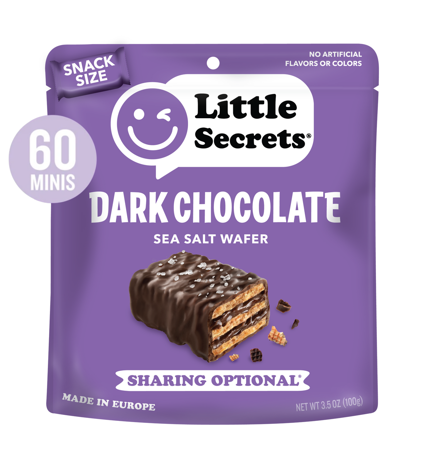 Dark Chocolate Mini Wafers 6 bags x 10 bars