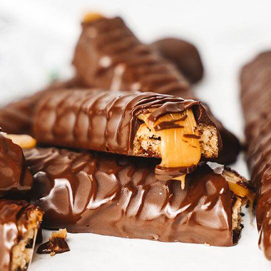Caramel Cookie Twin Bars - Milk Chocolate