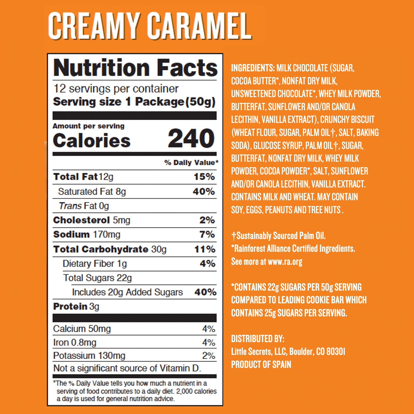 Caramel Cookie Twin Bars - Milk Chocolate