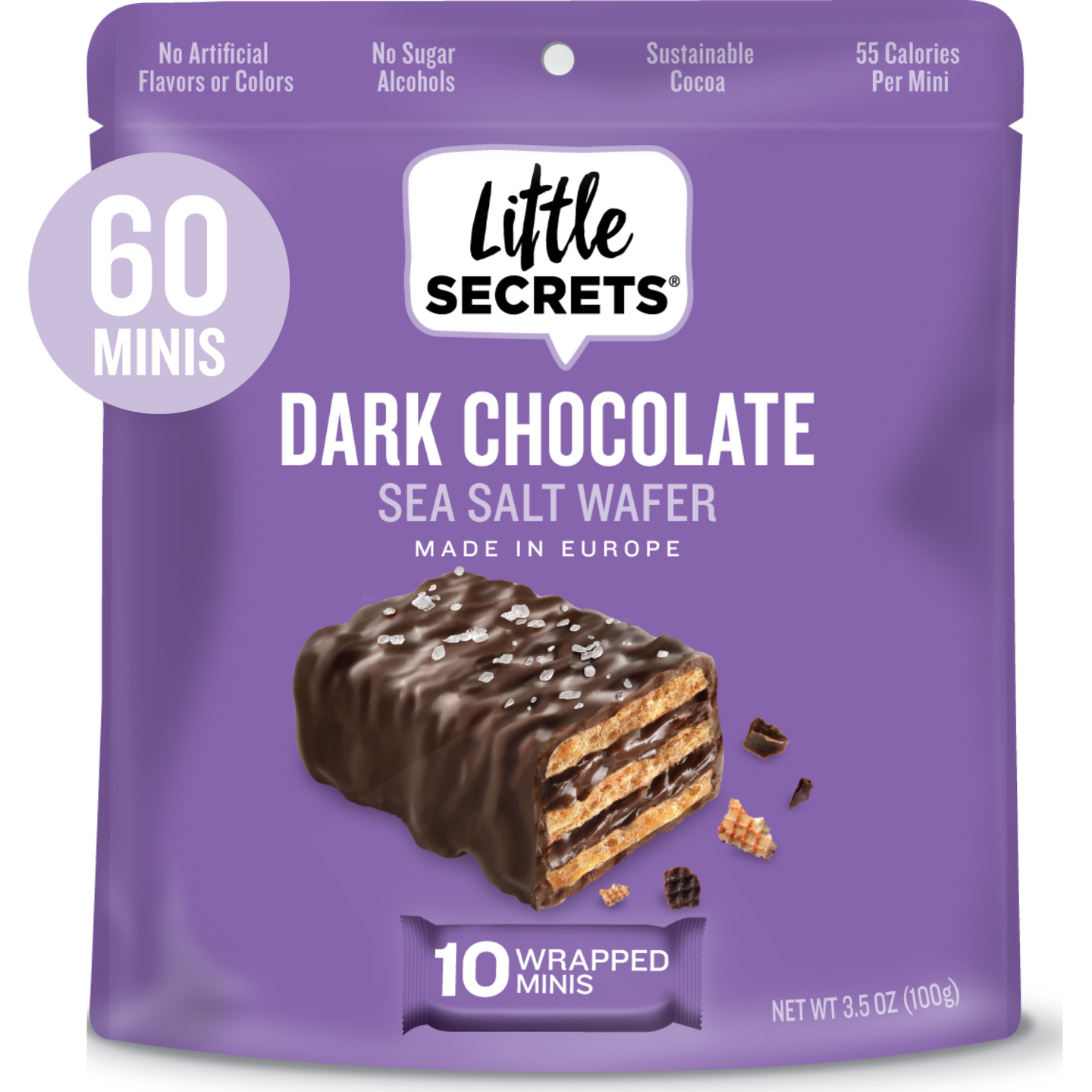 Dark Chocolate Mini Wafers