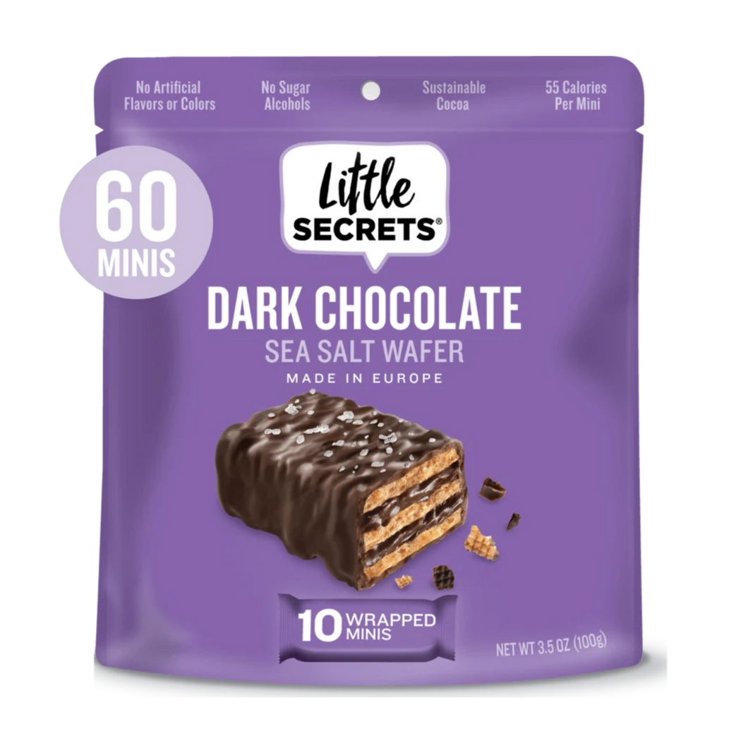 Dark Chocolate Mini Wafers 6 bags x 10 bars