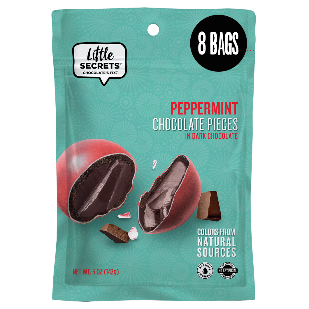 Dark Chocolate Pieces w/ Peppermint | 40oz | Nothing Artificial