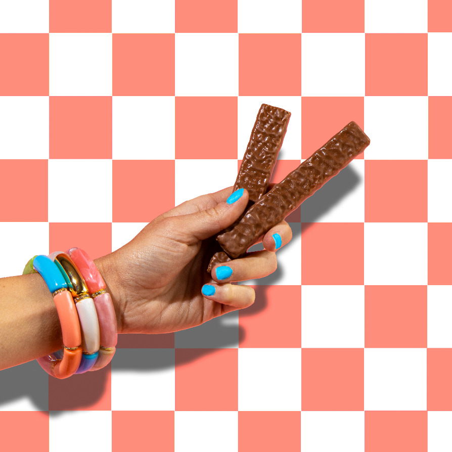 Valentine's Milk & Dark Chocolate Wafers